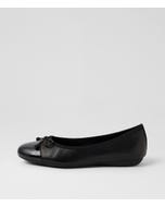 Chaves Black Patent Leather Flat Shoes