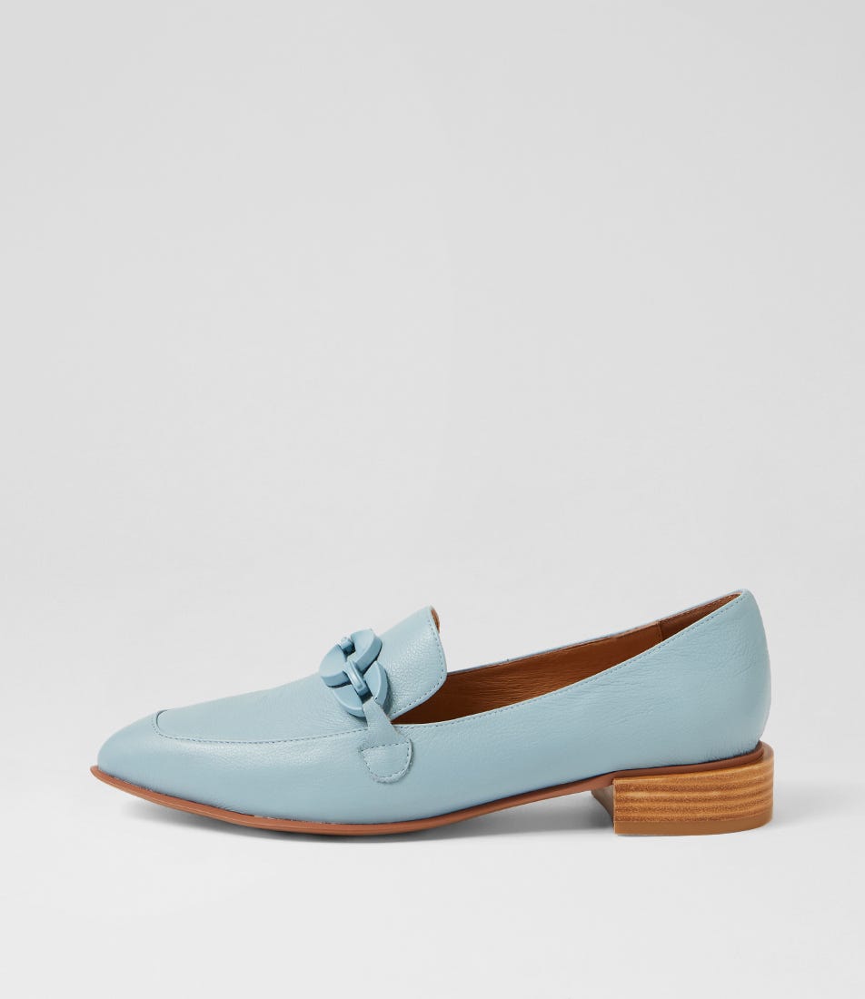 Elliotts Denim Leather Loafers