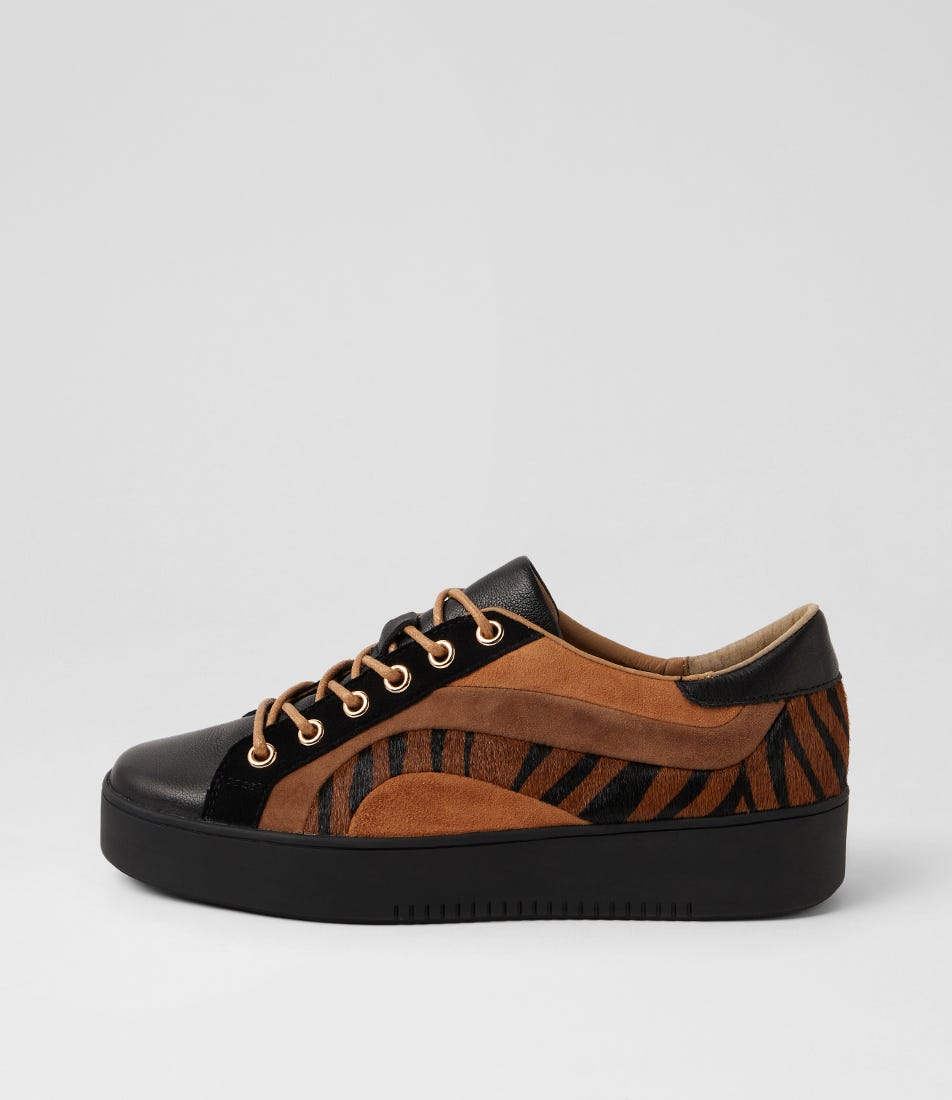 Laroche Black Multi Sneakers