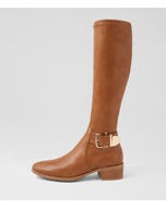 Teca New Tan Stretch Knee High Boots