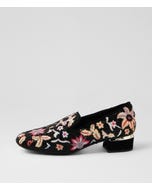 Gelisha Black Multi Loafers