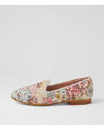 Giggly Nude Multi Loafers