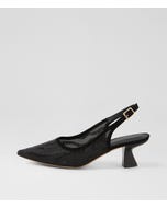 Lenship Black Mix Heels