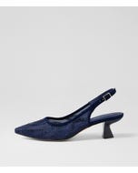 Lenship Navy Mix Heels