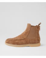 Listena Light Choc Suede Chelsea Boots