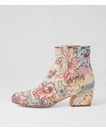 Rolles Nude Leather Ankle Boots