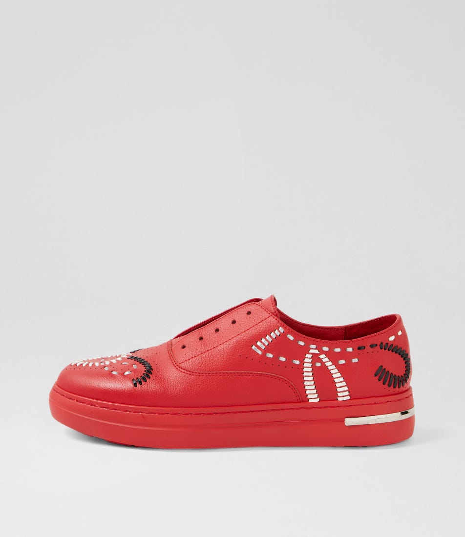 Waylows Red Multi Sneakers