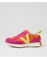 Orange Fuchsia Yellow Multi Sneakers