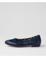 Audin Navy Mix Ballet Flats