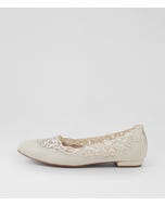 Audin Ivory Mix Ballet Flats