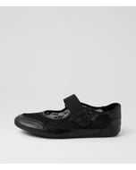 Bendo Black Mix Flat Shoes