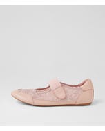 Bendo Pink Leather Mary Janes