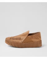 Bagley Light Choc Suede Sneakers