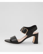 Bronwyn Black Leather Sandals