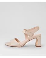 Beni Nude Leather Sandals