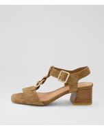 Fulvia Light Choc Suede Sandals