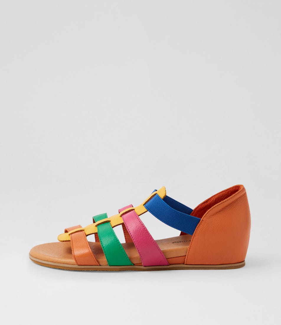 Hilde Bright Leather Sandals