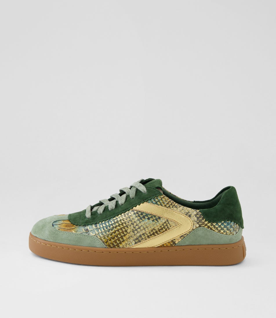Huberita Sage Multi Suede Sneakers