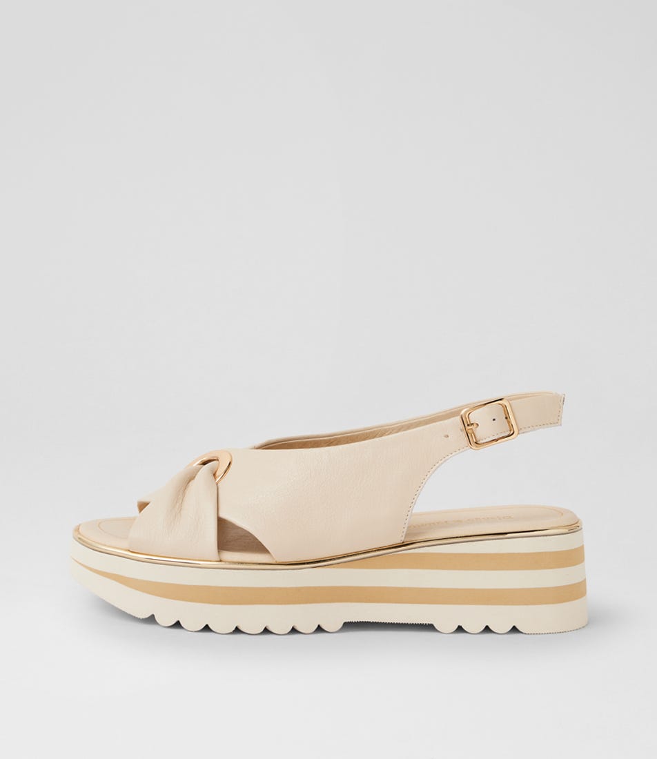 Hoaka Milk Leather Slingbacks