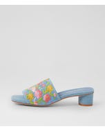 Heppzia Blue Gelato Fabric Sandals