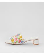 Heppzia Ivory Gelato Fabric Sandals