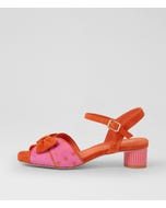 Hildi Pink Orange Multi Sandals