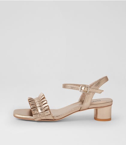 Holie Platino Leather Sandals