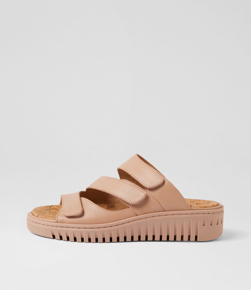 Idash Cappuccino Leather Sandals
