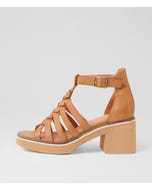 Jaha Tan Leather Sandals