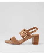 Jetza Light Choc Natural Suede Sandals