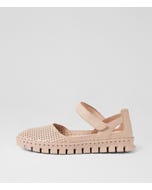 Kadena Nude Leather Sandals