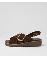 Karlijin Choc Suede Sandals