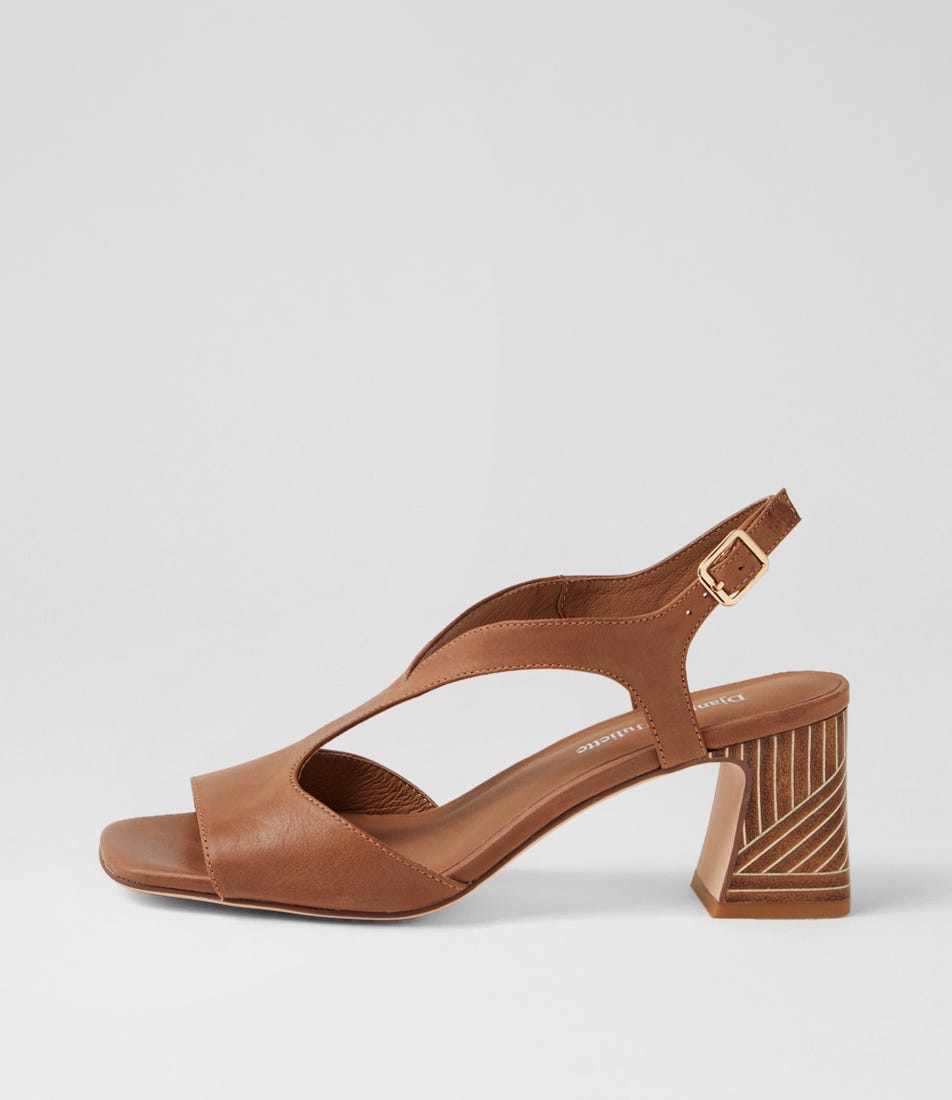 Kindle Tan Leather Sandals