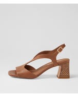 Kindle Tan Leather Sandals
