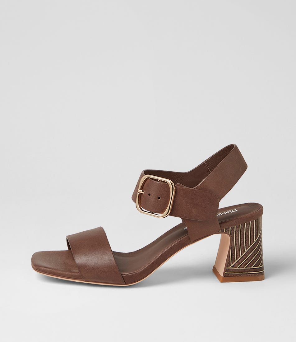 Kiria Mocca Leather Sandals