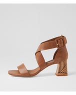 Korrin Tan Leather Sandals