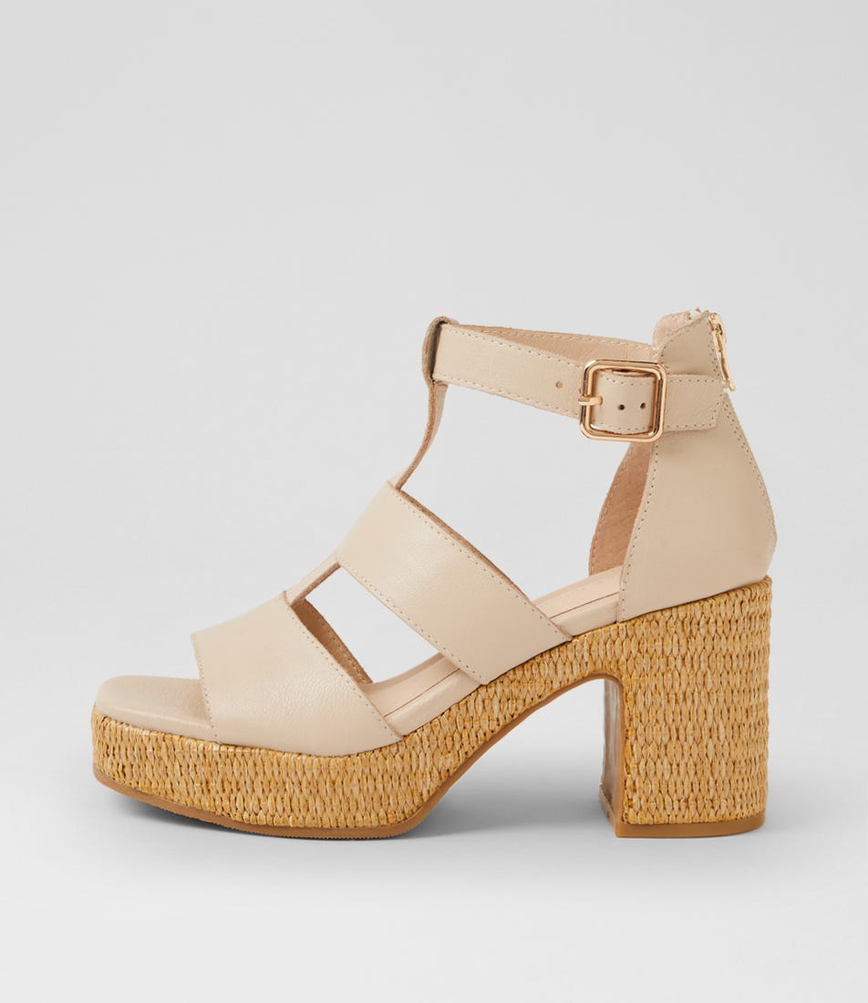 Kolac Vanilla Natural Leather Sandals