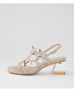Miran Nude Silver Multi Sandals