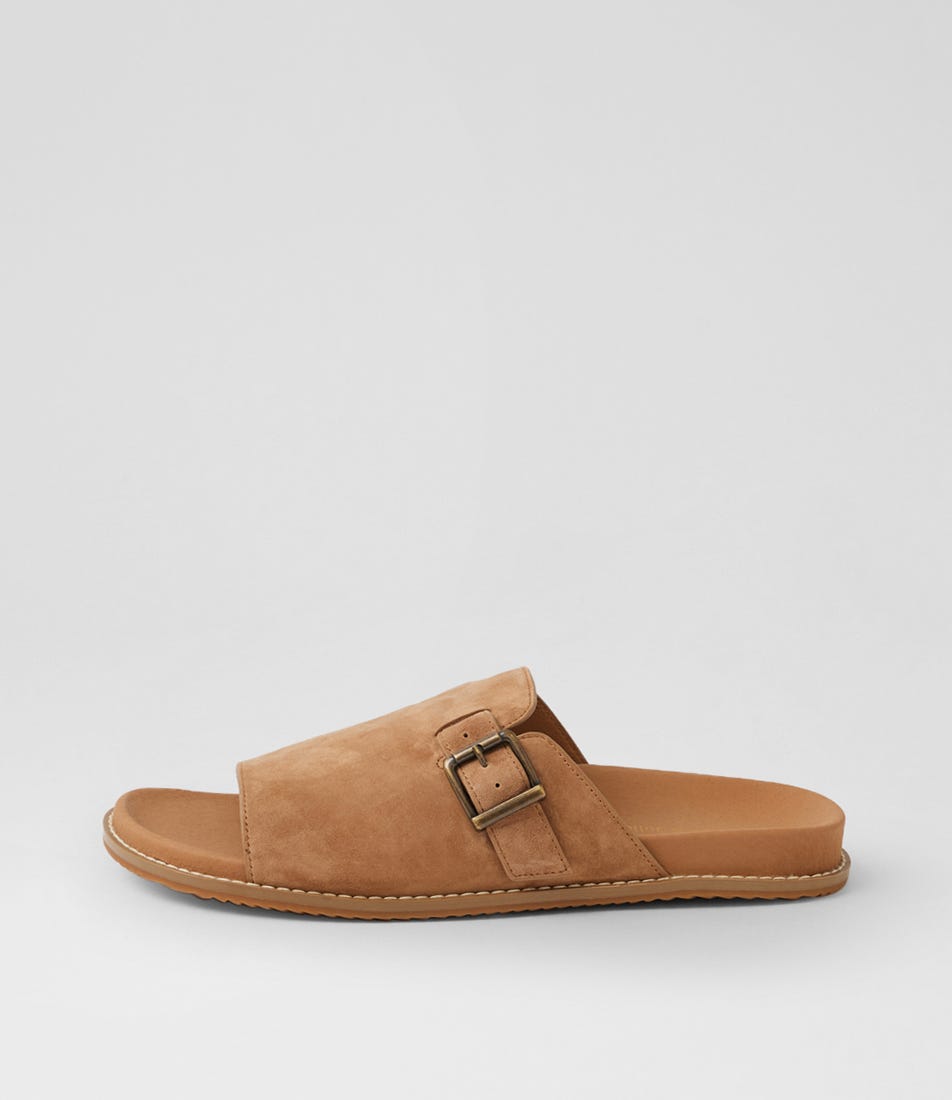 Nagela Light Choc Suede Sandals