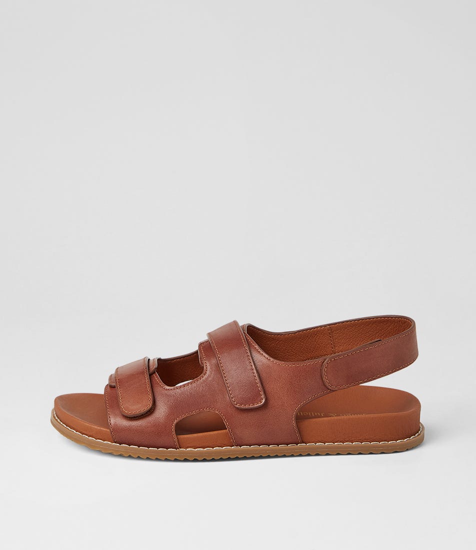 Notex Walnut Leather Sandals