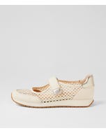 Paix Milk Platino Leather Mary Jane Sneakers