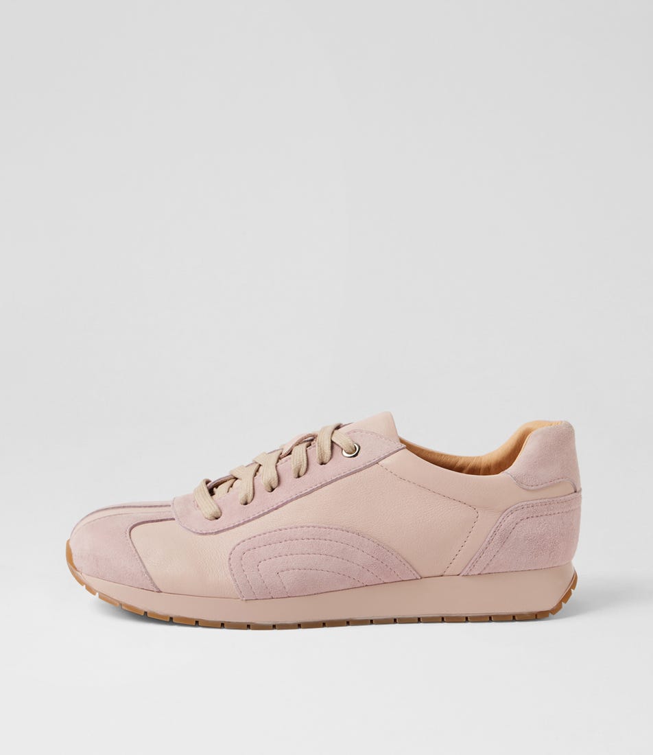 Pooja Pink Suede Sneakers