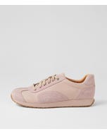 Pooja Pink Suede Sneakers