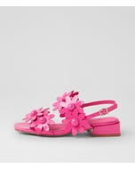 Pellas Pink Patent Leather Sandals