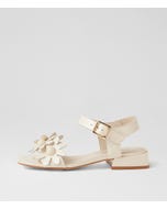 Penee Ivory Patent Leather Sandals