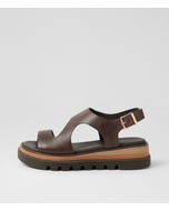 Satsuki Choc Leather Sandals