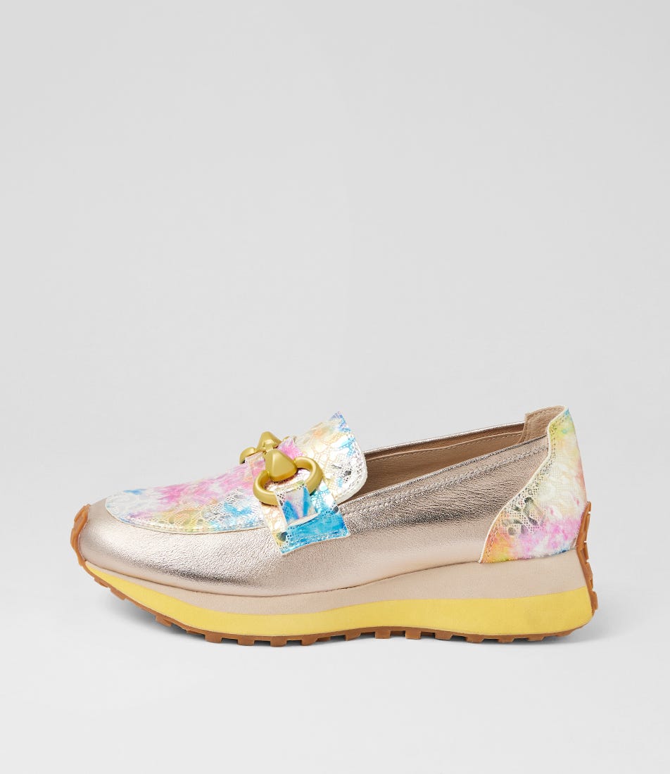 Sylvere Platino Bright Leopard Multi Sneakers