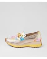 Sylvere Platino Bright Leopard Multi Sneakers