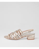 Tannaz Metallic Multi Leather Slingbacks