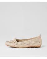 Vertye Milk Leather Ballet Flats